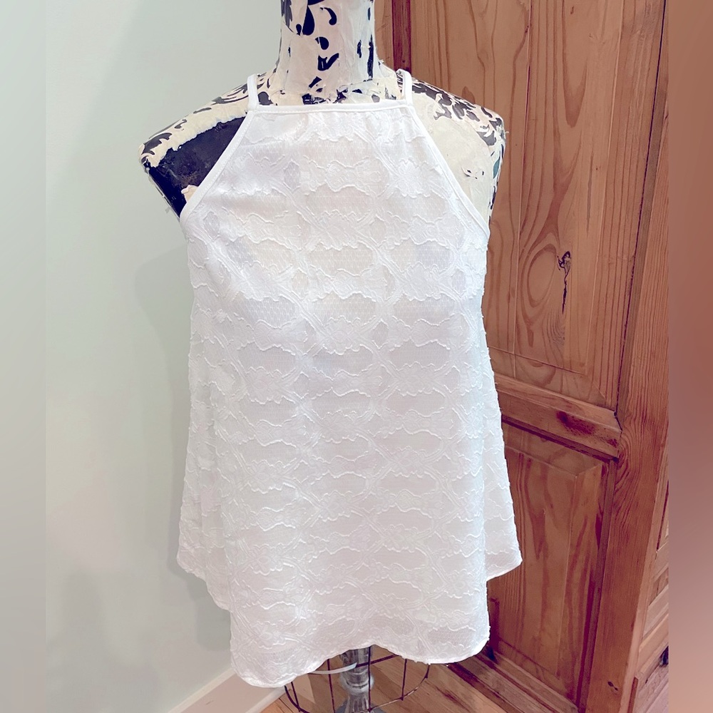 Alya embroidered and lined tank top, size S